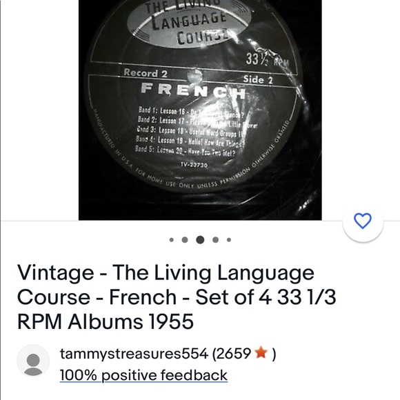 Learn French at home, four manuals and four albums never opened an well stored - Picture 5 of 15